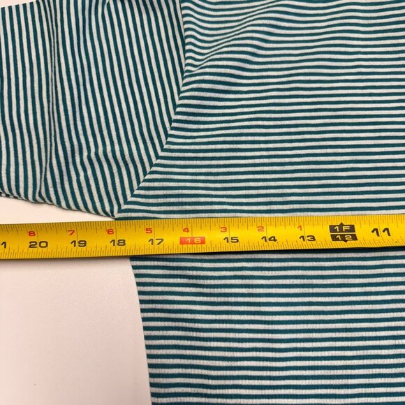 Vintage Striped Pocket Tee T Shirt Adult Medium 18x25.5 Ellmar 80s 90s USA - Picture 7 of 8